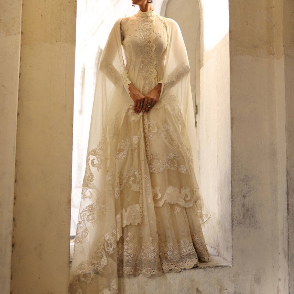 MNR Pakistani Desi Lace Dress